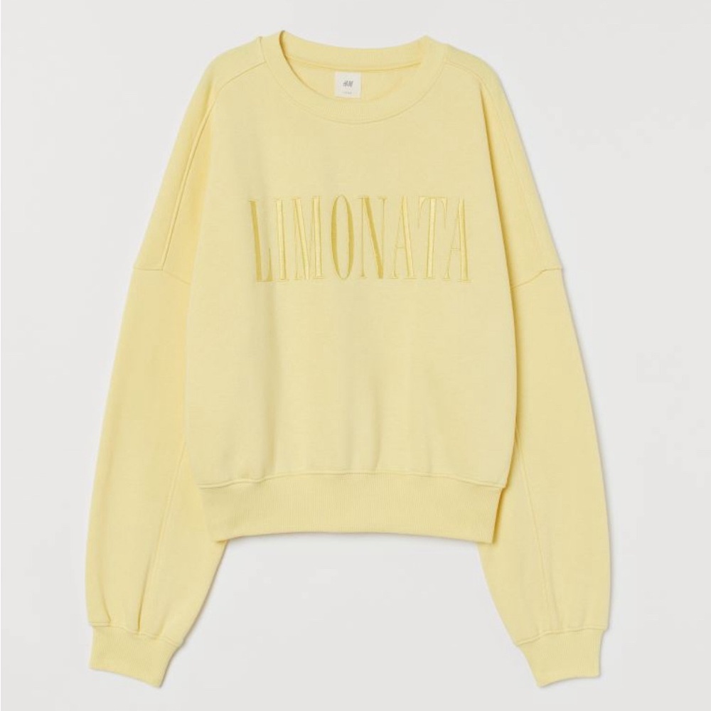 H&M Women’s Crewneck Sweatshirt - In Yellow